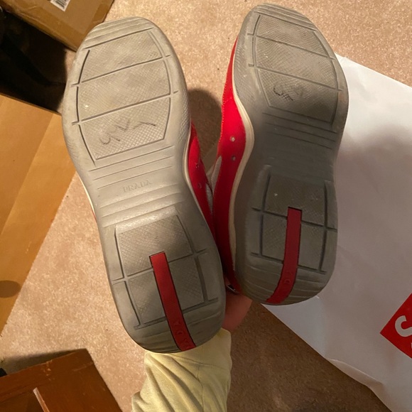 Men’s Prada cup sneakers size 10 good condition - Picture 3 of 4